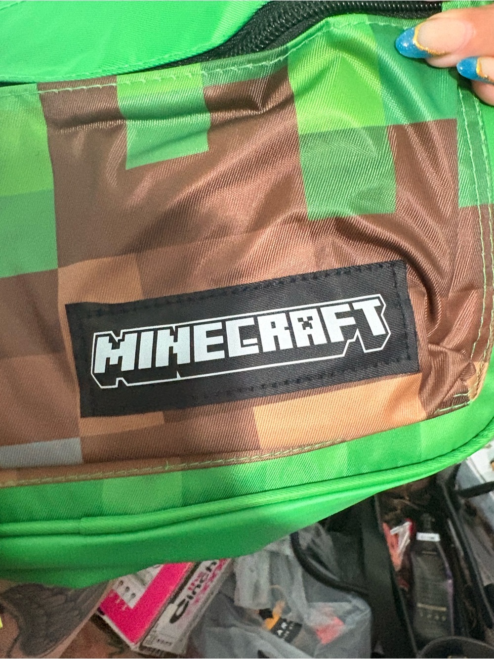 Creeper Green Backpack - Minecraft - Picture 6 of 8